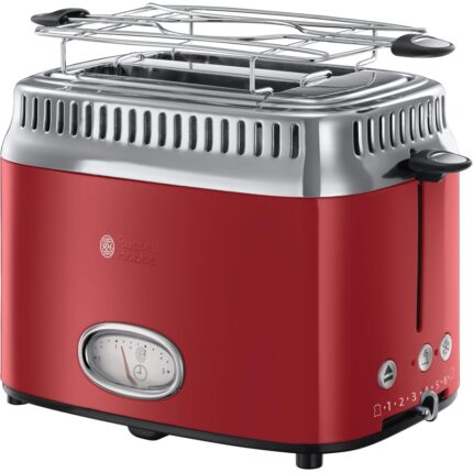 Russell Hobbs Retro 21680-56 1300W 6 niveaux Grille-pain 2 tranches