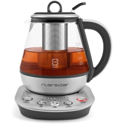 Riviera-et-Bar BTH450 1L 800W Inox Bouilloire-Théière